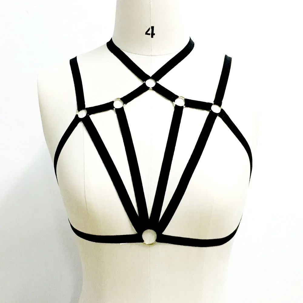 2017 Sexy Women Bandage Hollow Out Elastic Cage Bra Strappy Halter Bra Bustier Top Drop Lining Nightwear Shipping JL13Y
2017 Sexy Women Bandage Hollow Out Elastic Cage Bra Strappy Halter Bra Bustier Top Drop Lining Nightwear Shipping JL13Y