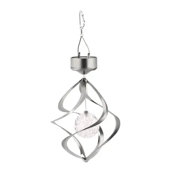 Solar Wind Spinner with Color Changing Light Up Ball Solar Powered LED Wind Chimes Outdoor Hanging Spiral Garden Light Courtyard
Solar Wind Spinner with Color Changing Light Up Ball Solar Powered LED Wind Chimes Outdoor Hanging Spiral Garden Light Courtyard