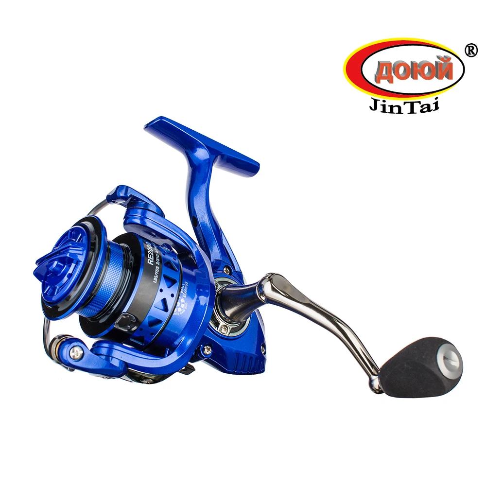 JINTAI FISHING REEL CODE RE TYPE 2000/4000 GEAR RATIO 5.2:1 BALL BEARING 5+1BB PRE LOADING SPINNING FISHING REEL
JINTAI FISHING REEL CODE RE TYPE 2000/4000 GEAR RATIO 5.2:1 BALL BEARING 5+1BB PRE LOADING SPINNING FISHING REEL
