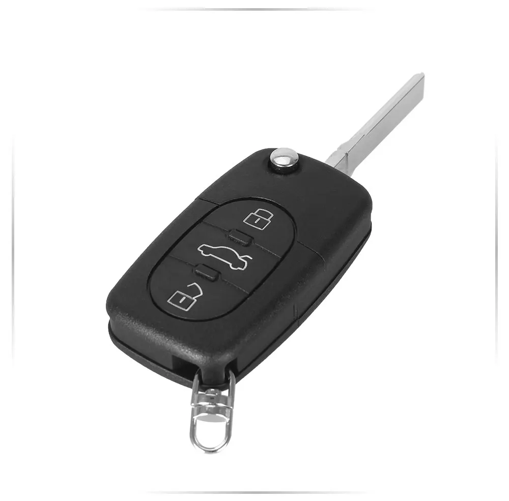 case chiave telecomando 3 Tasti per Audi A2 A3 A4 A6 A8 TT CR2032 -