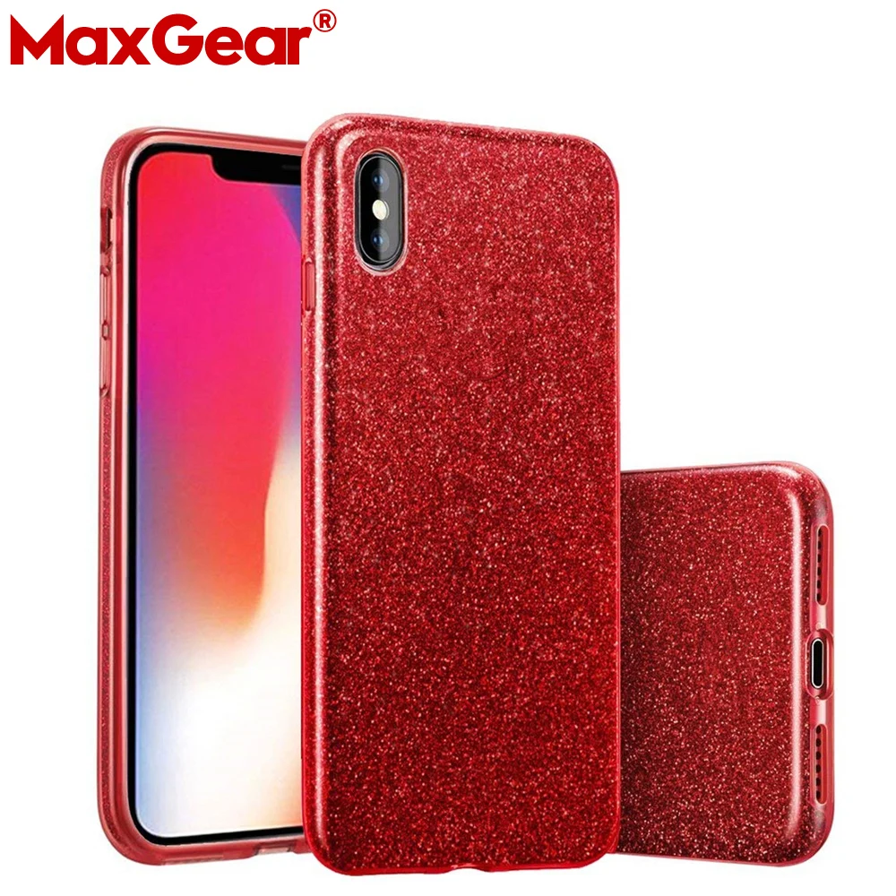 MaxGear Candy Bling 3IN1 Glitter Phone Case For iPhone XR XS Max 6.1 6.5inch Soft Silicon Case For iPhoneXR 2018 NEW Gift Cover
MaxGear Candy Bling 3IN1 Glitter Phone Case For iPhone XR XS Max 6.1 6.5inch Soft Silicon Case For iPhoneXR 2018 NEW Gift Cover