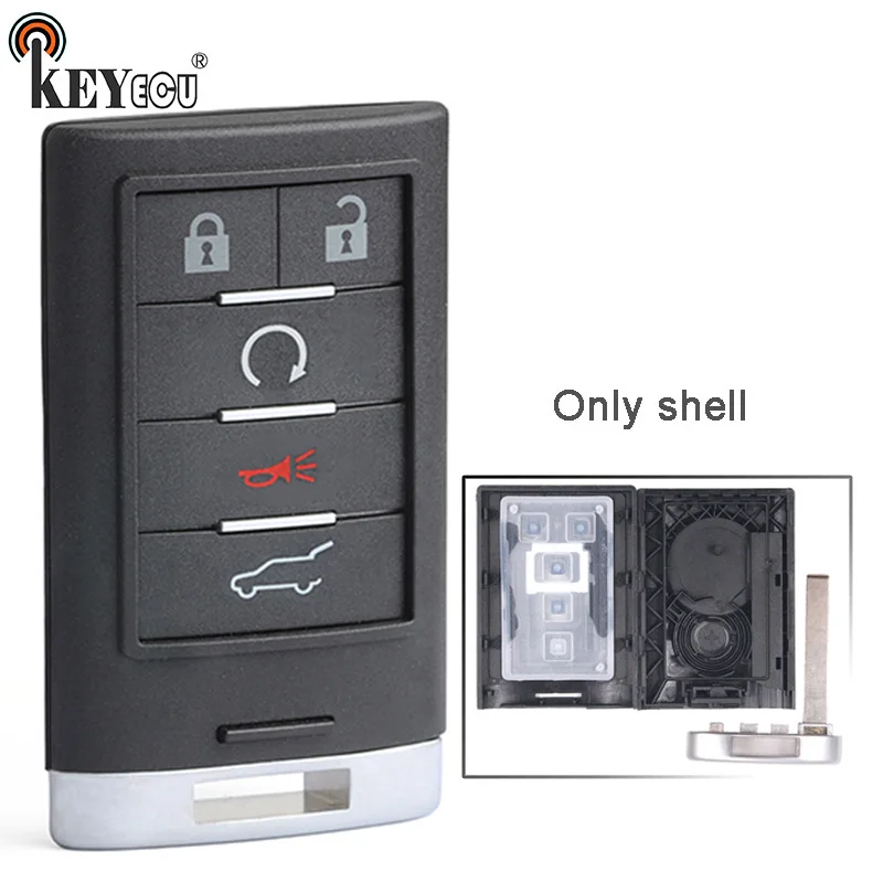 KEYECU для Cadillac SRX 2010-2014 ATS XTS 2013-2016 Замена 4 + 1 5 кнопочный умный пульт дистанционного управления для автомобильного ключа чехол для брелка NBG009768T
KEYECU для Cadillac SRX 2010-2014 ATS XTS 2013-2016 Замена 4 + 1 5 кнопочный умный пульт дистанционного управления для автомобильного ключа чехол для брелка NBG009768T