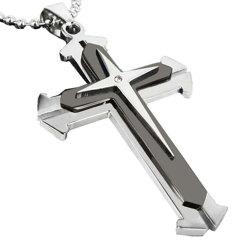 Stylish Jewelry Fashion Men Women Cross Necklace Unisex Stainless Steel Cross Pendant Chain Necklace Jewelry Austrian Dropship
Stylish Jewelry Fashion Men Women Cross Necklace Unisex Stainless Steel Cross Pendant Chain Necklace Jewelry Austrian Dropship