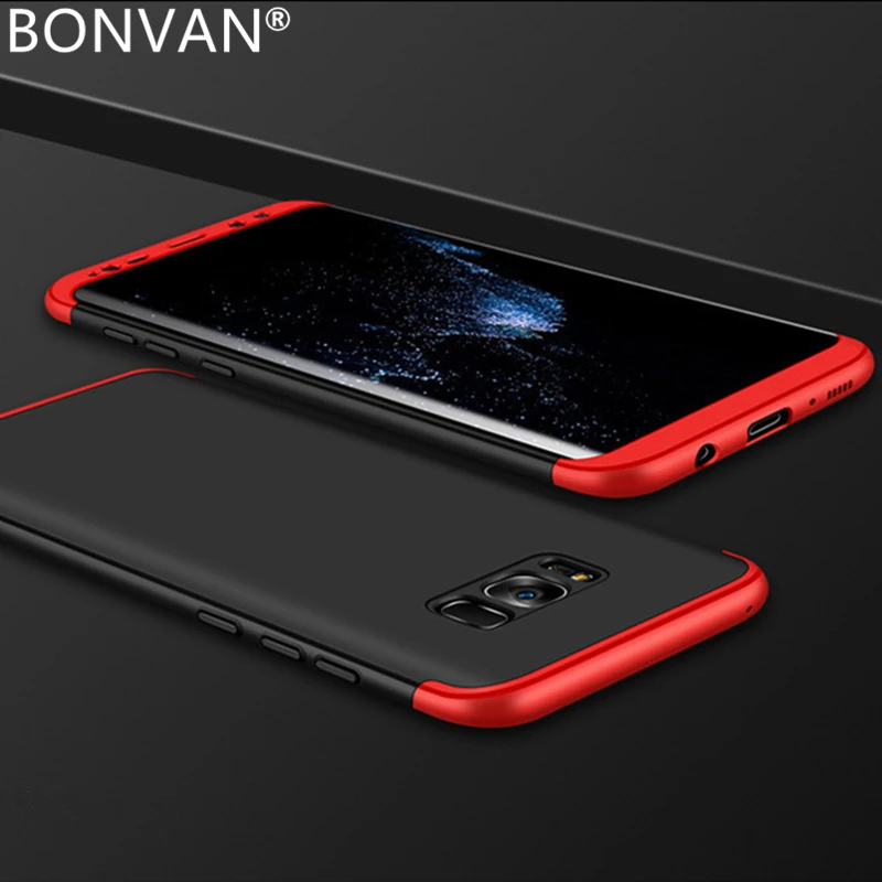 BONVAN 360 Degree Full Protective Cases for Samsung Galaxy S6 S7 Edge 3 in 1 Scrub Hard Case for Samsung S8 Plus Coque Capa
BONVAN 360 Degree Full Protective Cases for Samsung Galaxy S6 S7 Edge 3 in 1 Scrub Hard Case for Samsung S8 Plus Coque Capa