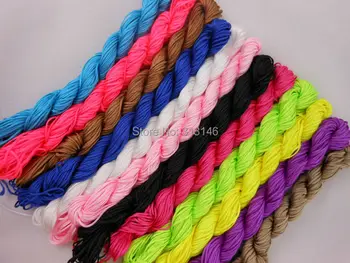 12 Rolls Macrame Rattail 1mm Jewelry Accessories Making Beading Shamballa Bracelet Nylon Cord Mixed Chinese Knot Rope String
12 Rolls Macrame Rattail 1mm Jewelry Accessories Making Beading Shamballa Bracelet Nylon Cord Mixed Chinese Knot Rope String