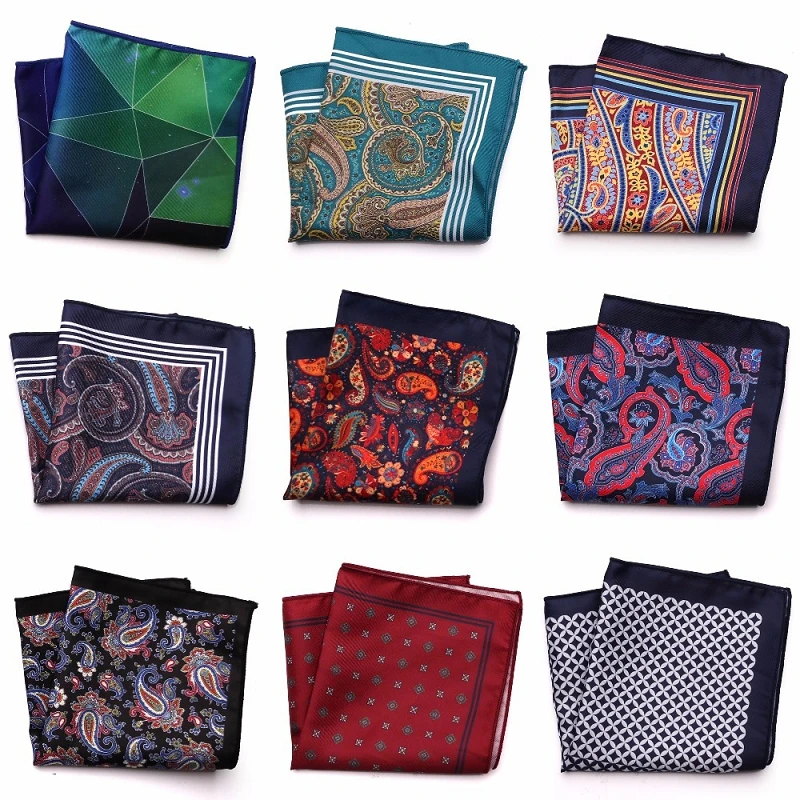 New Fashion Handkerchief Printed Dot Plaid Pocket Square For Men Suits Wedding Party Business Polyester Hankies Hand Towel
New Fashion Handkerchief Printed Dot Plaid Pocket Square For Men Suits Wedding Party Business Polyester Hankies Hand Towel