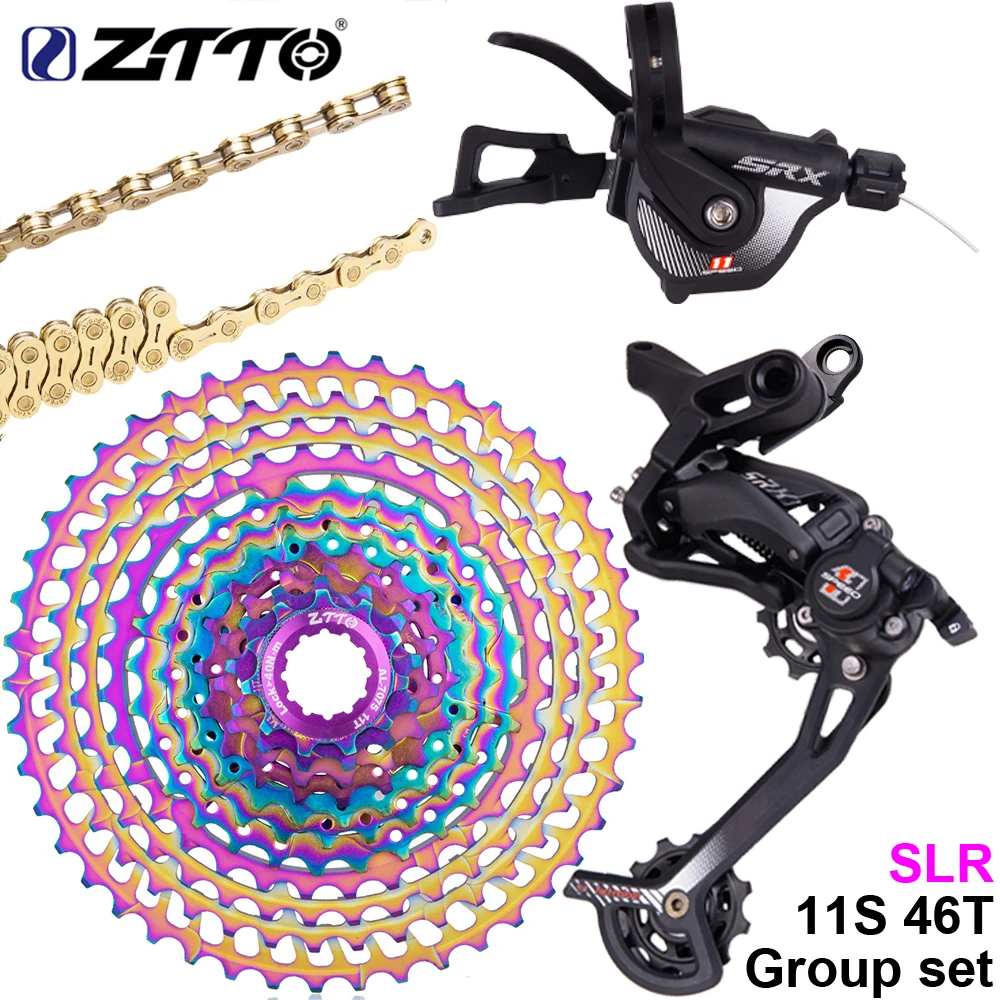 ZTTO SRX 1*11 Speed MTB Shifter Group Set Mountain Bike 11S Long Cage Bicycle rear Derailleur With Lock 46T Cassette and Chain
ZTTO SRX 1*11 Speed MTB Shifter Group Set Mountain Bike 11S Long Cage Bicycle rear Derailleur With Lock 46T Cassette and Chain