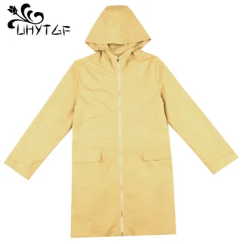 UHYTGF 2019 Korean women spring coats fashion casual Women clothes Plus size trench coat woman Hooded thin loose coat female 37
UHYTGF 2019 Korean women spring coats fashion casual Women clothes Plus size trench coat woman Hooded thin loose coat female 37
