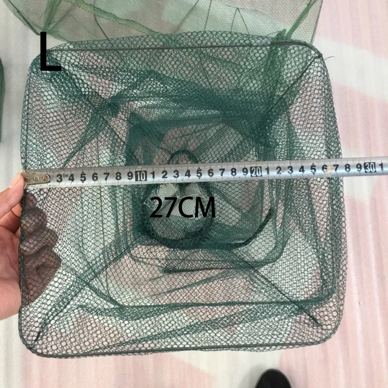 Fishing Net Mesh Trap Shrimp Traps Foldable Crab Fish Crawdad Shrimp Minnow Fishing Bait Trap Cast Dip Fishing net Size S/M/L
Fishing Net Mesh Trap Shrimp Traps Foldable Crab Fish Crawdad Shrimp Minnow Fishing Bait Trap Cast Dip Fishing net Size S/M/L