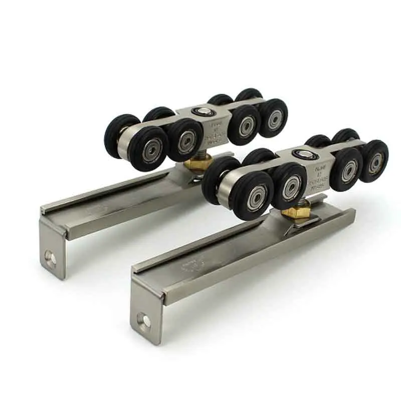 Image (1 set lot) VIBORG Hanging Wheel for Hanging Sliding Door, Sliding Door Hanging Wheel +2.2M Track, FREE SHIPPING