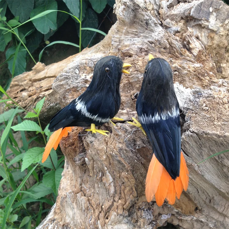 a pair of cute simulation Magpie toys foam&feather black bird model gift about 12cm 1224
a pair of cute simulation Magpie toys foam&feather black bird model gift about 12cm 1224
