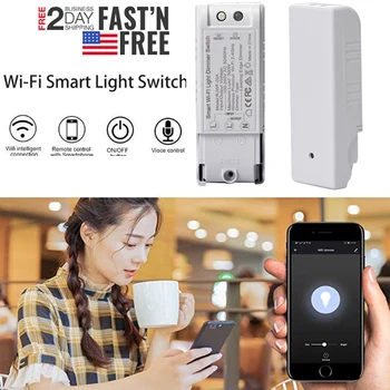 Smart Light Switch Wireless Controller Wall Interruptor Touch Control WiFi Dimmer Switch Work with Alexa Google Assistant IFTTT
Smart Light Switch Wireless Controller Wall Interruptor Touch Control WiFi Dimmer Switch Work with Alexa Google Assistant IFTTT
