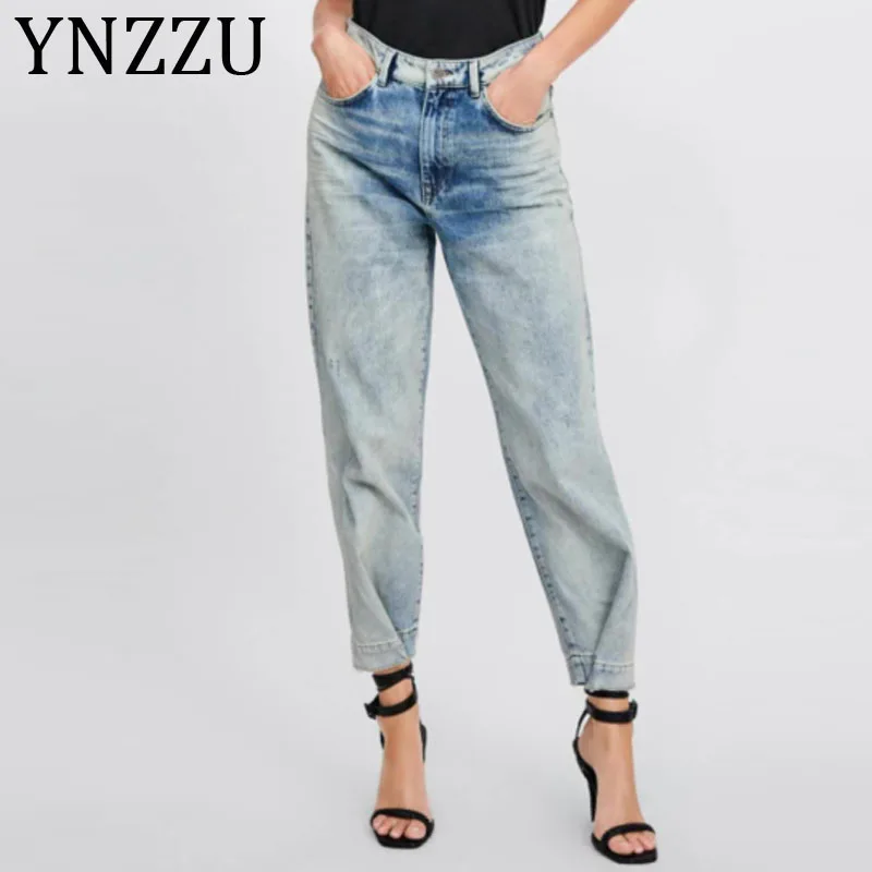 YNZZU New Design 2019 High Waist Jeans Woman Casual Boyfriend Jeans for Women Loose Pants Bottom Buttons Ladies Jeans AB165
YNZZU New Design 2019 High Waist Jeans Woman Casual Boyfriend Jeans for Women Loose Pants Bottom Buttons Ladies Jeans AB165