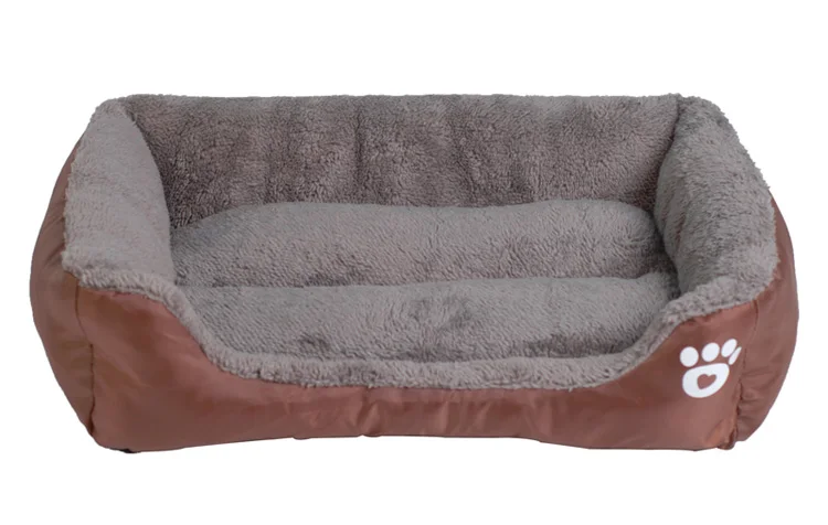brown dog bed