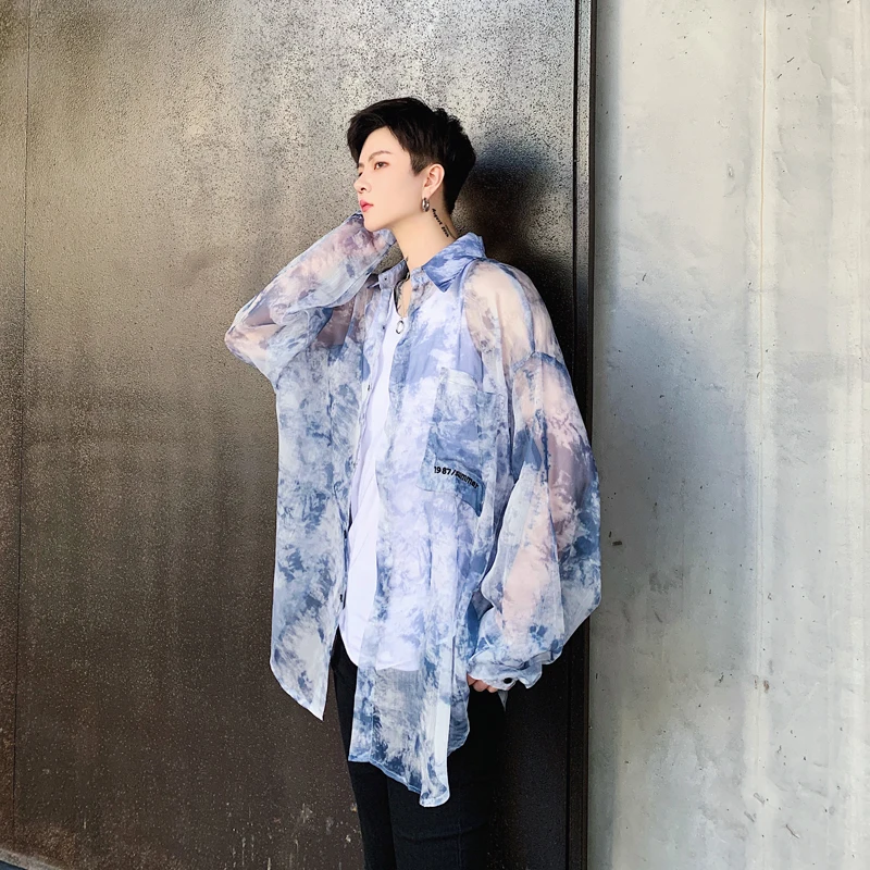 Male Women Hip Hop Streetwear Hip Hop Shirt Jacket Men Long Sleeve See Through Thin Sunscreen Casual Shirt Cardigan Coat
Male Women Hip Hop Streetwear Hip Hop Shirt Jacket Men Long Sleeve See Through Thin Sunscreen Casual Shirt Cardigan Coat