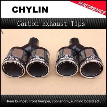 Inlet 63mm Outlet 76mm One Piece 304 Stainless Steel Universal Exhaust Tip Remus Dual Exhaust Muffler Pipe Tip
Inlet 63mm Outlet 76mm One Piece 304 Stainless Steel Universal Exhaust Tip Remus Dual Exhaust Muffler Pipe Tip