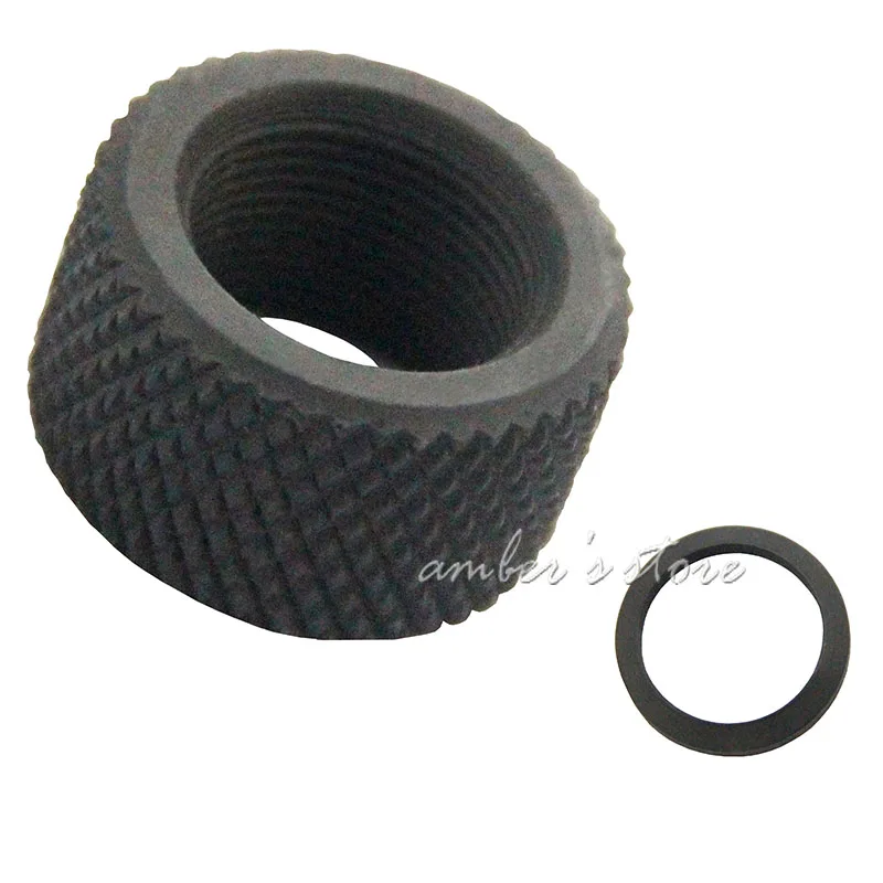 Black Steel .936/.750 Barrel 308 .308 .223 Thread Protector 5/8x24 & 1/2 x 28 Pitch + Crush Washer
Black Steel .936/.750 Barrel 308 .308 .223 Thread Protector 5/8x24 & 1/2 x 28 Pitch + Crush Washer