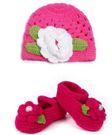 Baby hat + knitted baby soft bottom shoes baby shoes and toddler shoes hats socks 11 cm
Baby hat + knitted baby soft bottom shoes baby shoes and toddler shoes hats socks 11 cm