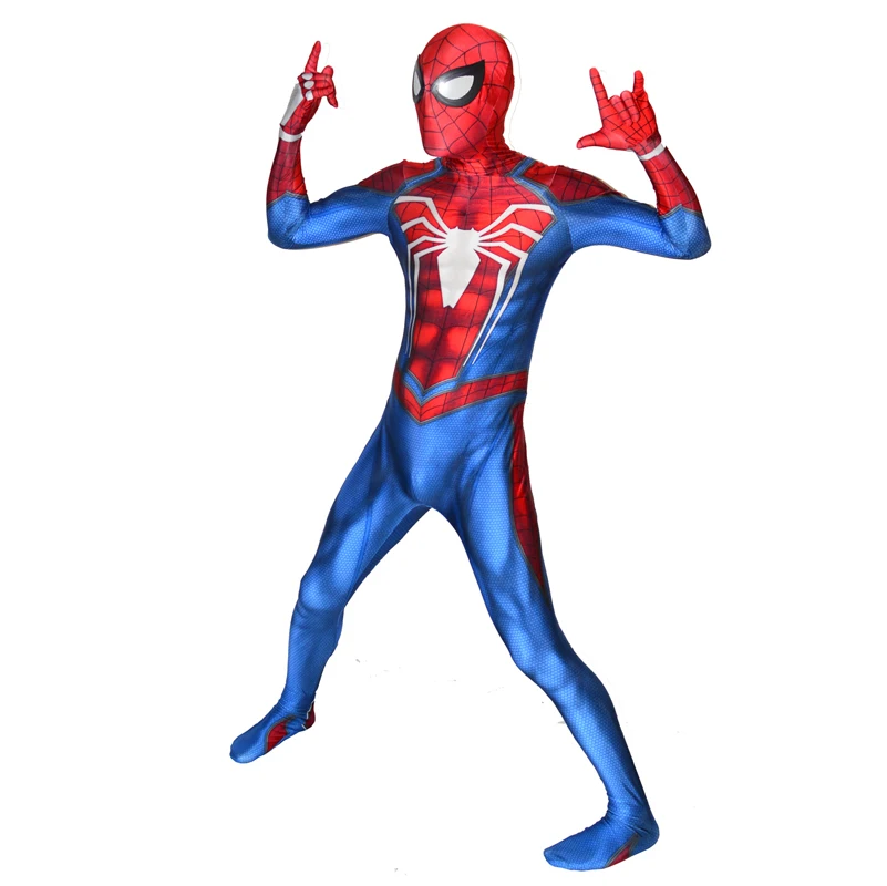 Game PS4 Spiderman Costume Lycra Spandex Halloween Cosplay Zentai Bodysuit 3D print Insomniac Spider-man Costume for adult/kids
Game PS4 Spiderman Costume Lycra Spandex Halloween Cosplay Zentai Bodysuit 3D print Insomniac Spider-man Costume for adult/kids