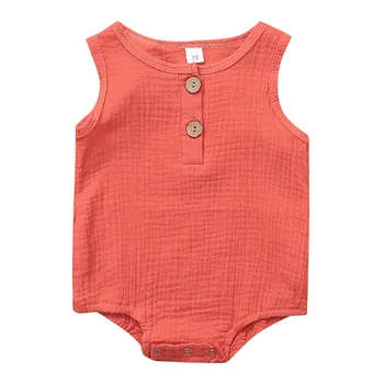 2019 Children Summer Clothing Cute Newborn Infant Baby Boy Girl Solid Romper Sleeveless Jumpsuit Outfits Cotton Soft Clothes
2019 Children Summer Clothing Cute Newborn Infant Baby Boy Girl Solid Romper Sleeveless Jumpsuit Outfits Cotton Soft Clothes