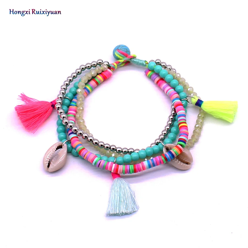 Onlyee Multilayer Tassel Bracelets For Women Bohemian Handmade beaded shell Bracelets & Bangles Pulsera Ethnic Jewelry
Onlyee Multilayer Tassel Bracelets For Women Bohemian Handmade beaded shell Bracelets & Bangles Pulsera Ethnic Jewelry