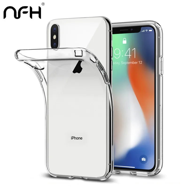 NFH For iPhone XS XR Case Ultra Thin Transparent Clear Crystal Soft TPU Case for iPhone X XS MAX XR 6.1" 6.5" Cover Fundas Coque
NFH For iPhone XS XR Case Ultra Thin Transparent Clear Crystal Soft TPU Case for iPhone X XS MAX XR 6.1" 6.5" Cover Fundas Coque