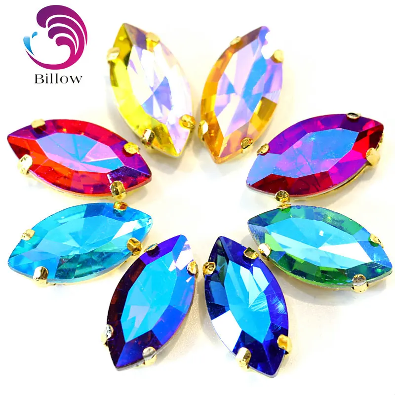 Horse Eye Colorful Crystal Glass Sew On Rhinestone With Gold Claw Leaf Crystal AB Sew On Claw Rhinestone For Wedding Dress B3540
Horse Eye Colorful Crystal Glass Sew On Rhinestone With Gold Claw Leaf Crystal AB Sew On Claw Rhinestone For Wedding Dress B3540