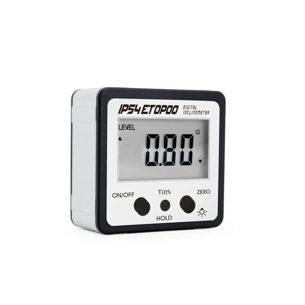 Digital Angle Gauge with Backlight Electronic Protractor Inclinometer Tilt Box with Magnetic Base Angle ruler Measuring tool
Digital Angle Gauge with Backlight Electronic Protractor Inclinometer Tilt Box with Magnetic Base Angle ruler Measuring tool