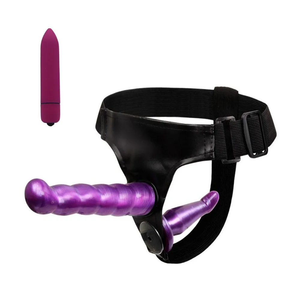 Strap on mini vibrator