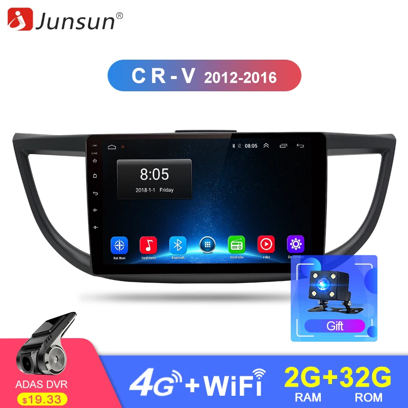 Junsun V1 2G+32G Android 8.1 4G Car Radio Multimedia Audio Player Navigation GPS 2 Din For Honda CRV 2012 2013 2014 2015 2016
Junsun V1 2G+32G Android 8.1 4G Car Radio Multimedia Audio Player Navigation GPS 2 Din For Honda CRV 2012 2013 2014 2015 2016