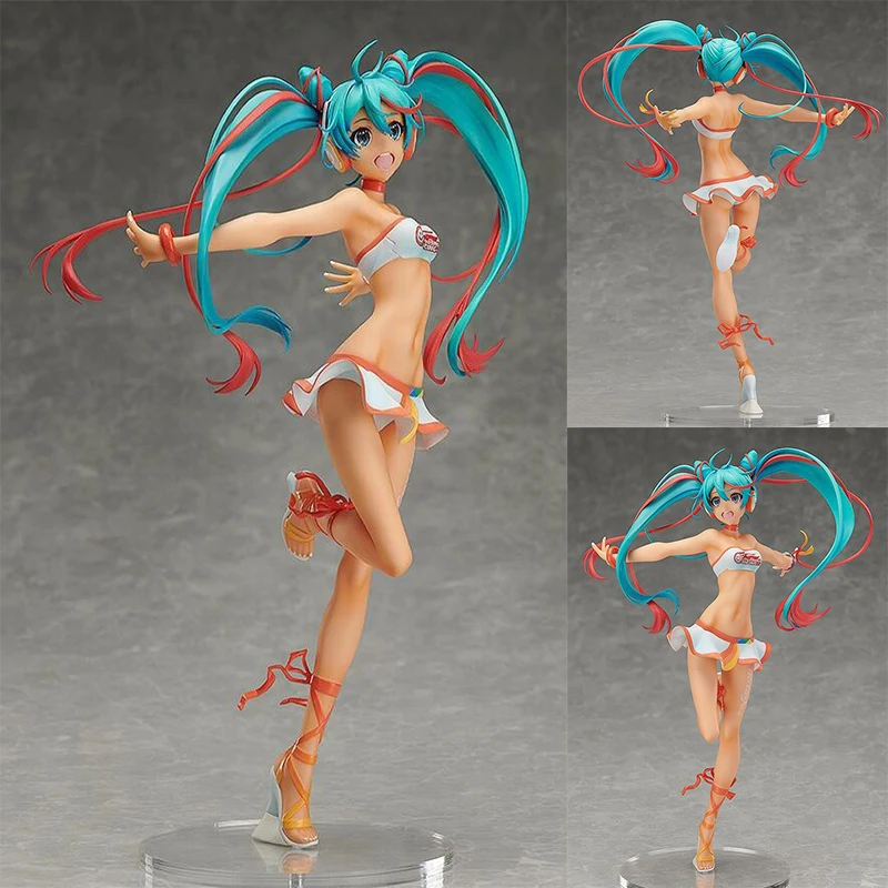 Hatsune Miku Anime action figure miku Racing girl bikini Ver. 23cm toy gift collection KA033
Hatsune Miku Anime action figure miku Racing girl bikini Ver. 23cm toy gift collection KA033