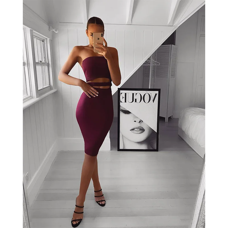 DEIVE TEGER 2019 New Women Solid Bodycon Dress Sexy Strapless Bandage Club Dresses Vestidos Celebrity Evening Party Dress HL4856
DEIVE TEGER 2019 New Women Solid Bodycon Dress Sexy Strapless Bandage Club Dresses Vestidos Celebrity Evening Party Dress HL4856