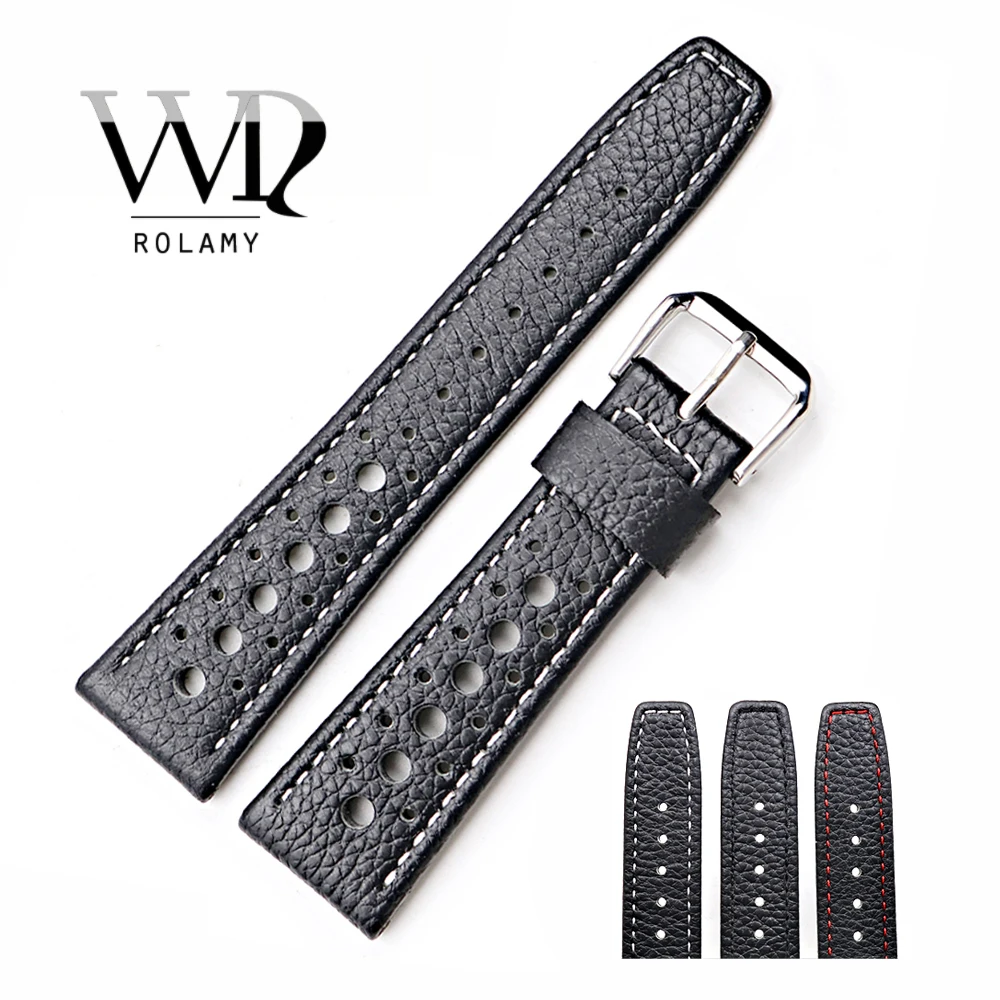 Rolamy 20mm/22mmWholesale Waterproof Silicone Rubber Replacement Wrist Watch Band Strap Belt With Silver Black Clasp For Panerai
Rolamy 20mm/22mmWholesale Waterproof Silicone Rubber Replacement Wrist Watch Band Strap Belt With Silver Black Clasp For Panerai