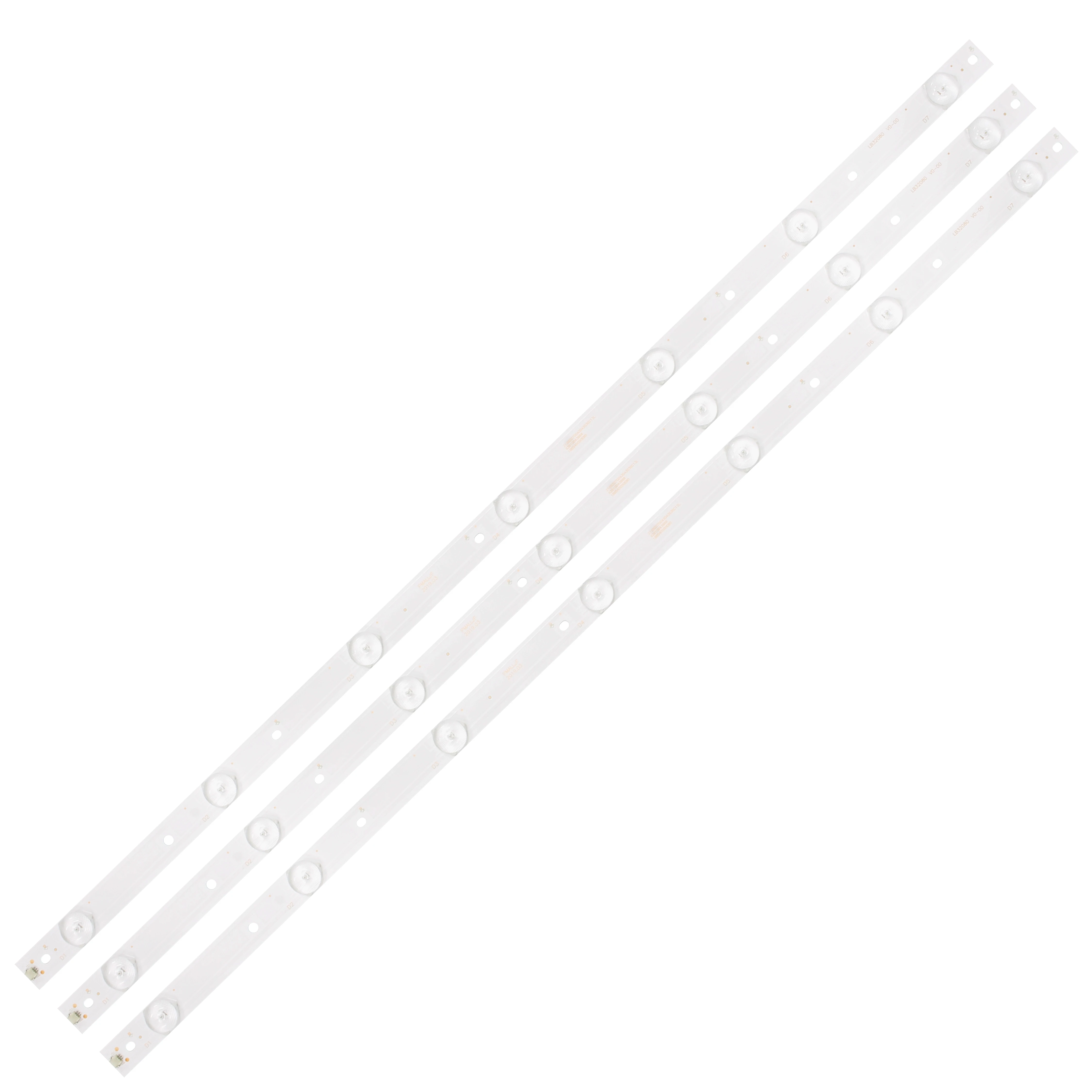 LED Backlight strip 7LEDs For PHILIPS For Sony 32"TV 32PFS4132/12 KDL-32R330D LB32080 E465853 32PHS5301/12 32PFS4132/12 32PHT450
LED Backlight strip 7LEDs For PHILIPS For Sony 32"TV 32PFS4132/12 KDL-32R330D LB32080 E465853 32PHS5301/12 32PFS4132/12 32PHT450