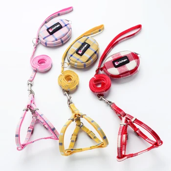 Adjustable Small Medium Dog Harness Leash Set Soft Cat Dog Nylon Plaid Pet Walking Harness Vest For Chihuahua Yorkshire Terrier
Adjustable Small Medium Dog Harness Leash Set Soft Cat Dog Nylon Plaid Pet Walking Harness Vest For Chihuahua Yorkshire Terrier