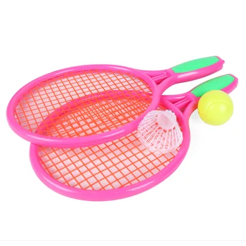 MrY Novelty Child Dual Badminton Tennis Racket Baby Bed Toy Educational Toys Kids Table Tennis Sports Parent-Child Sports New 
MrY Novelty Child Dual Badminton Tennis Racket Baby Bed Toy Educational Toys Kids Table Tennis Sports Parent-Child Sports New