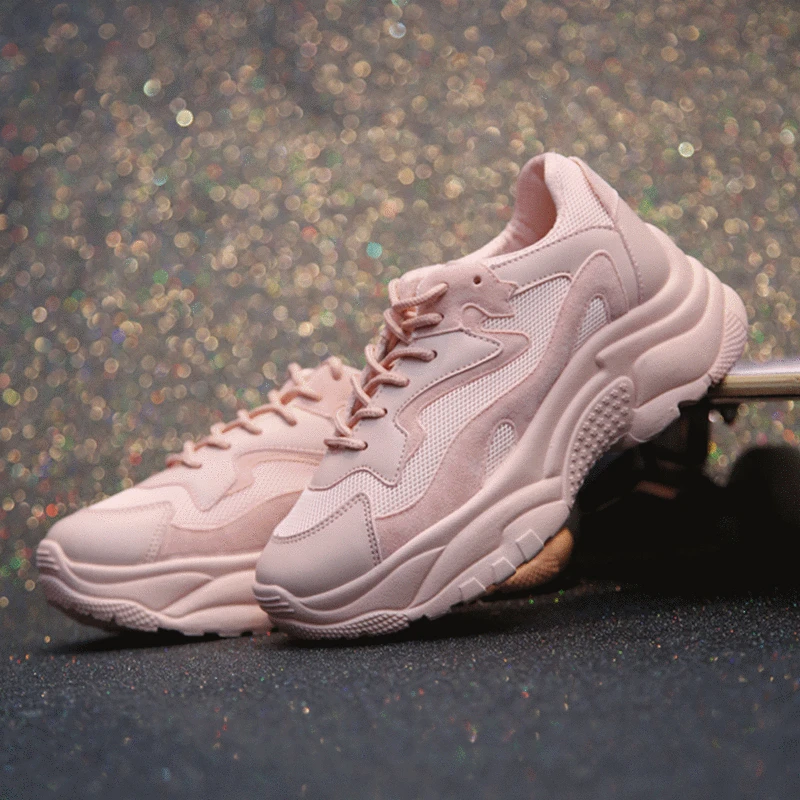 Women's Chunky Sneakers 2019 New Fashion Women Platform Shoes Lace Up Pink Running Sports Shoes Womens Female Trainers Dad Shoes
Women's Chunky Sneakers 2019 New Fashion Women Platform Shoes Lace Up Pink Running Sports Shoes Womens Female Trainers Dad Shoes