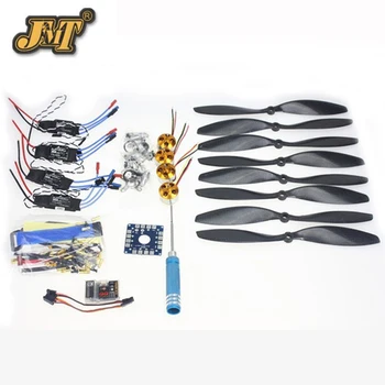 JMT 4 Axle Foldable Rack RC Quadcopter Kit with QQ Super Flight Control+1000KV Brushless Motor + 10x4.7 Propeller + 30A ESC
JMT 4 Axle Foldable Rack RC Quadcopter Kit with QQ Super Flight Control+1000KV Brushless Motor + 10x4.7 Propeller + 30A ESC