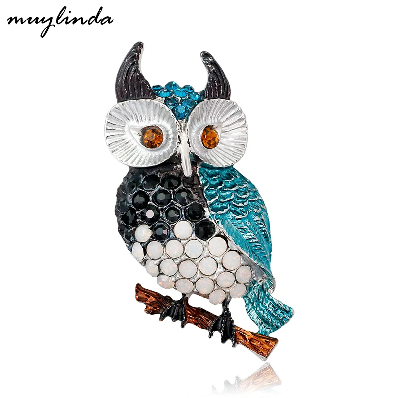 muylinda Vintage Owl Brooches For Women Enamel Pin Bird Rhinestone Pins And Brooches Scarf Clip Jewelry
muylinda Vintage Owl Brooches For Women Enamel Pin Bird Rhinestone Pins And Brooches Scarf Clip Jewelry