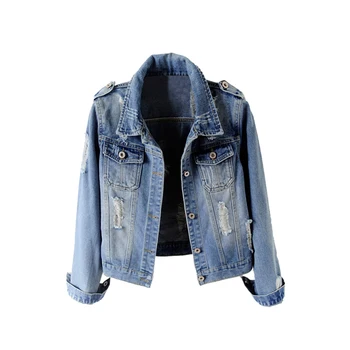 2018 Women Denim Jacket Coat Jean Casual Pattern Female Basic Coat Slim Windbreaker Pockets Vintage Autumn Slim Lady Outwear
2018 Women Denim Jacket Coat Jean Casual Pattern Female Basic Coat Slim Windbreaker Pockets Vintage Autumn Slim Lady Outwear