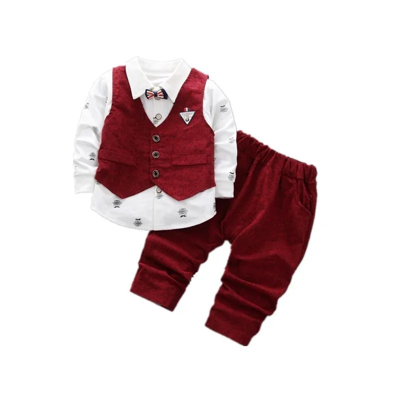 Children Boys Girls Clothing Sets Spring Autumn Baby Cotton Vest Shirt Pants 3pcs/Sets Infant Gentleman Bow Tie Casual Suits
Children Boys Girls Clothing Sets Spring Autumn Baby Cotton Vest Shirt Pants 3pcs/Sets Infant Gentleman Bow Tie Casual Suits