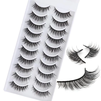 HBZGTLAD 10 pairs natural false eyelashes fake lashes long makeup 3d mink eyelashes eyelash extension mink eyelashes for beauty
HBZGTLAD 10 pairs natural false eyelashes fake lashes long makeup 3d mink eyelashes eyelash extension mink eyelashes for beauty
