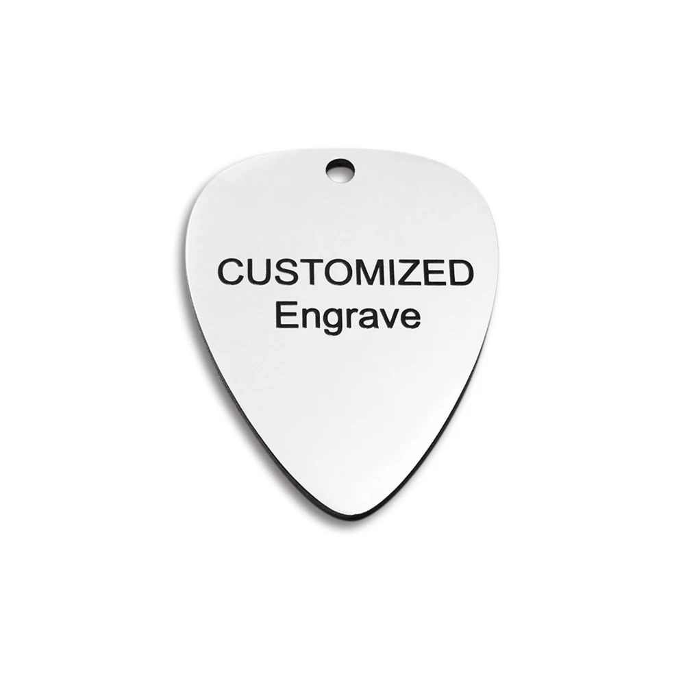 MYLONGINGCHARM 10pcs/lot Customize Guita Pick, 28x35mm Stainless Steel Guick Pick Charm, Custom your design words Pendant G2613
MYLONGINGCHARM 10pcs/lot Customize Guita Pick, 28x35mm Stainless Steel Guick Pick Charm, Custom your design words Pendant G2613