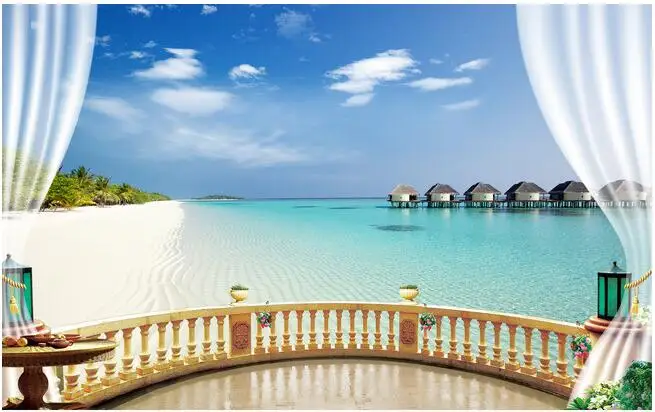 3d wallpaper custom mural non-woven 3 d sea view outside the window background wall adornment paintings 3d wall mural wallpaper
3d wallpaper custom mural non-woven 3 d sea view outside the window background wall adornment paintings 3d wall mural wallpaper