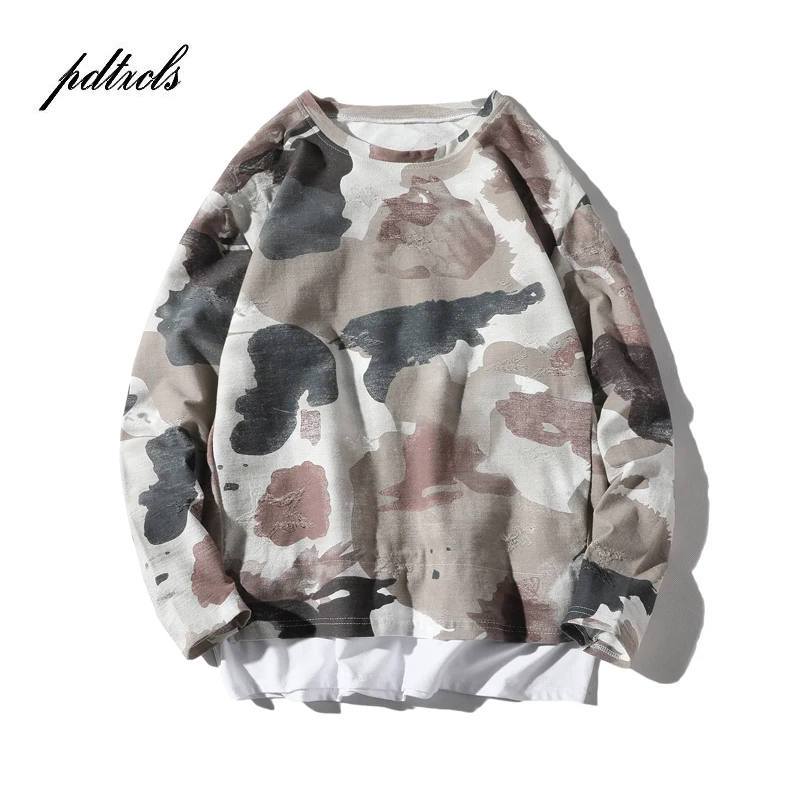 New Arrival Stylish Men Fashionable Letter Print Camouflage Long Sleeve Men's Tops Tees Hip Hop Autumn Casual Men's Long Shirts
New Arrival Stylish Men Fashionable Letter Print Camouflage Long Sleeve Men's Tops Tees Hip Hop Autumn Casual Men's Long Shirts