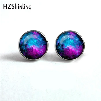 NES-0027 Nebula Galaxy Earrings Orion Nebula Glass Earrings Spiral Galaxy Jewelry Studs Earrings Glass Cabochon HZ4
NES-0027 Nebula Galaxy Earrings Orion Nebula Glass Earrings Spiral Galaxy Jewelry Studs Earrings Glass Cabochon HZ4