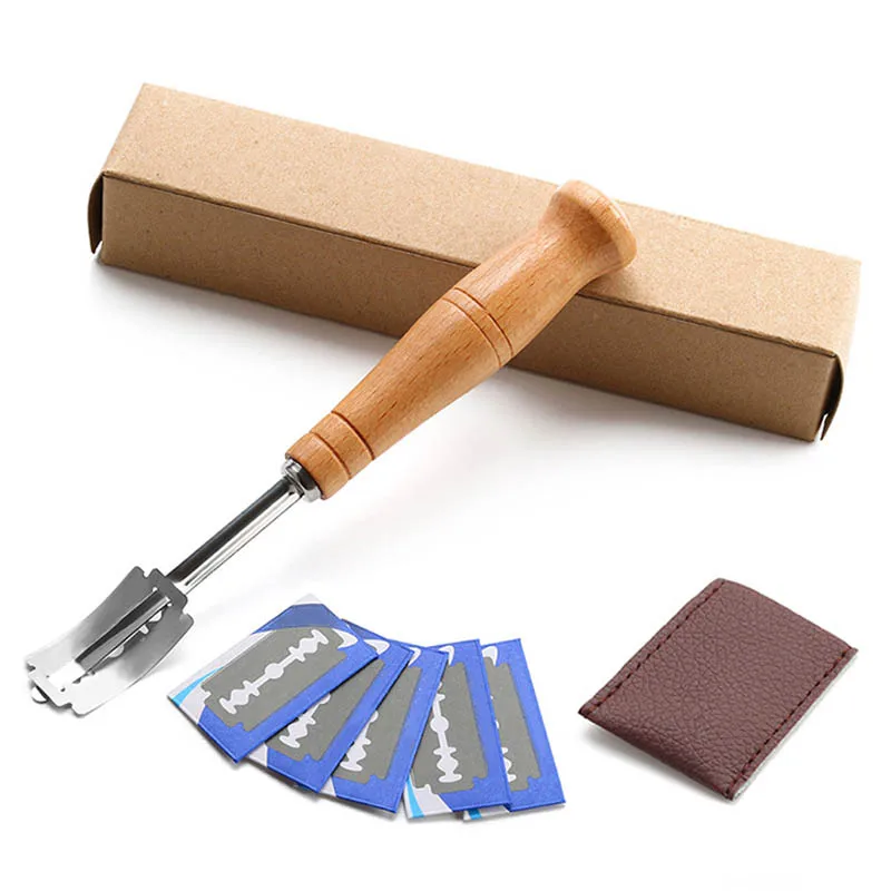 Bread Cutter 1 Set French Toas Cutters Kitchen Gadgets Wooden Handle Baking Accessories Western-style Arc Curved Toast Knife
Bread Cutter 1 Set French Toas Cutters Kitchen Gadgets Wooden Handle Baking Accessories Western-style Arc Curved Toast Knife
