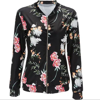 2017 New Autumn Women Folk Bohemia Floral Coat Office Lady Bomber Jacket Stand Collar Outwear Tops Female High Quality
2017 New Autumn Women Folk Bohemia Floral Coat Office Lady Bomber Jacket Stand Collar Outwear Tops Female High Quality