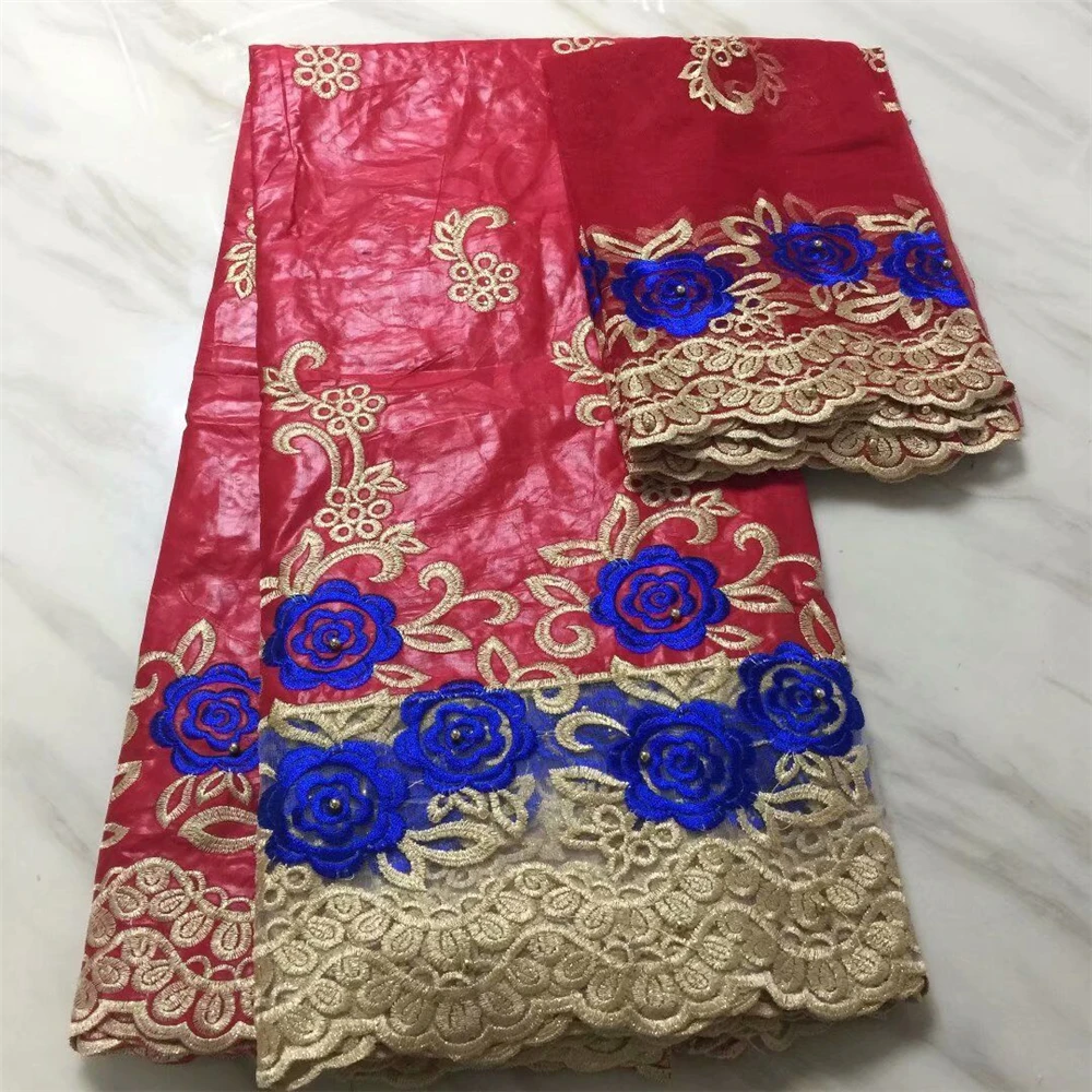 red African Lace Fabric Guinea Bazin Riche Fabric Set With 2 Yard French Net Lace For Blouse 2018 Latest Bazin Riche Getzner
red African Lace Fabric Guinea Bazin Riche Fabric Set With 2 Yard French Net Lace For Blouse 2018 Latest Bazin Riche Getzner