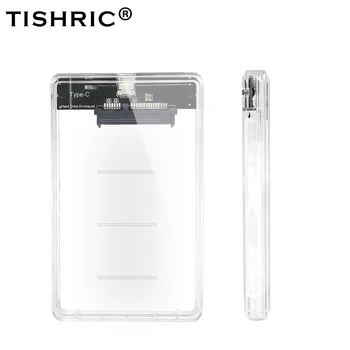 TISHRIC TYPE-C Transparent 2.5 HDD/SSD Case Hard Drive Enclosure/Box Sata to USB Adapter UASP Protocol 2TB Hard Disk Case
TISHRIC TYPE-C Transparent 2.5 HDD/SSD Case Hard Drive Enclosure/Box Sata to USB Adapter UASP Protocol 2TB Hard Disk Case